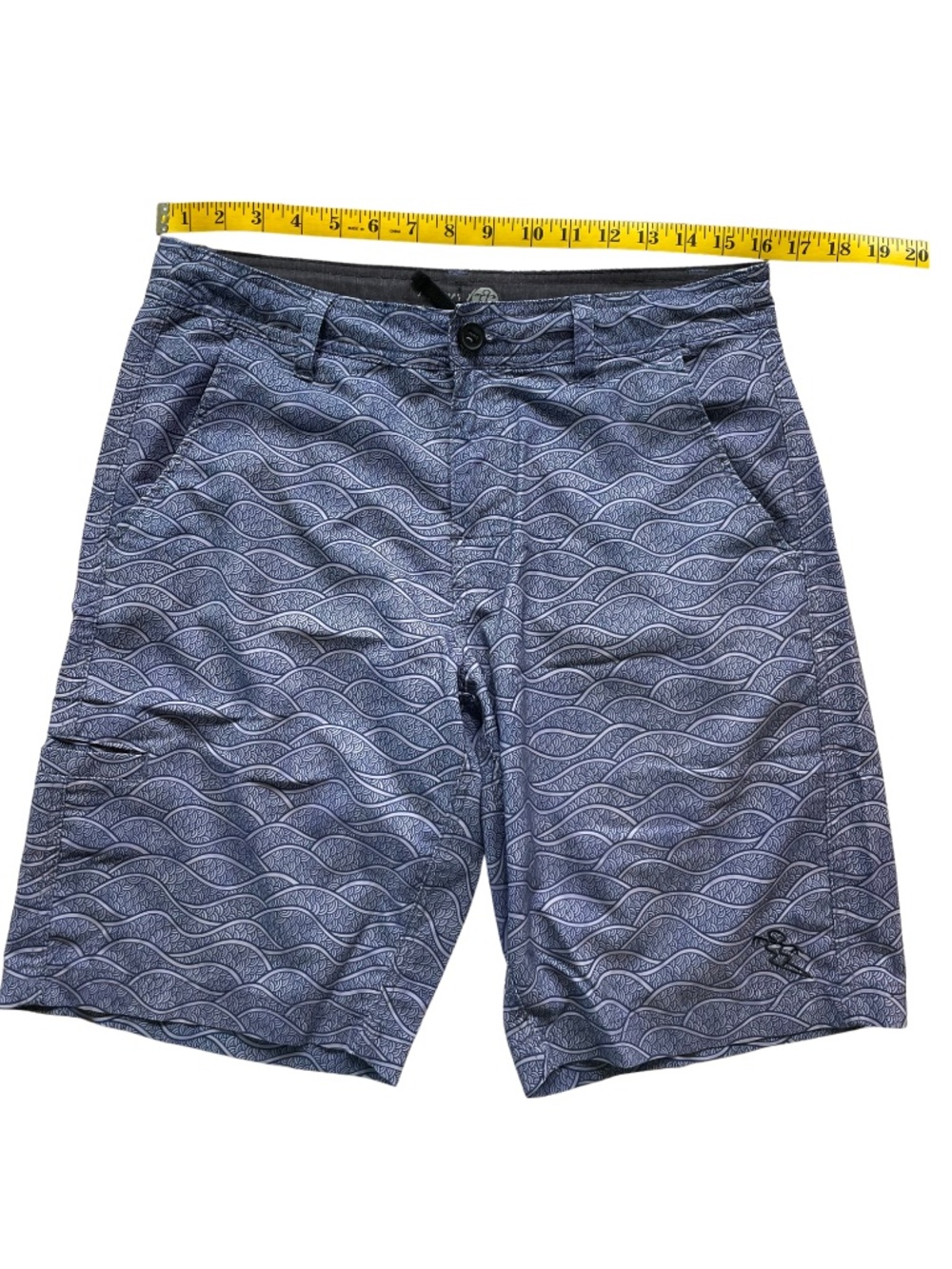 Da Hui Men's Blue Crossover Board Shorts
